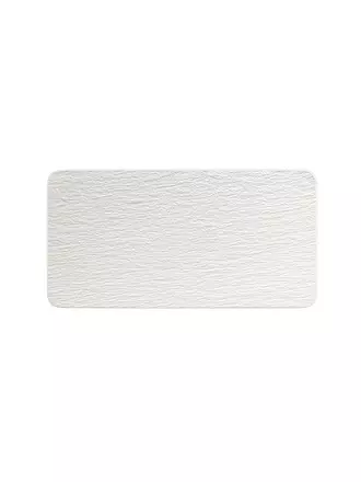 VILLEROY & BOCH | Servierplatte rechteckig Manufacture Rock Blanc 35x18cm | 